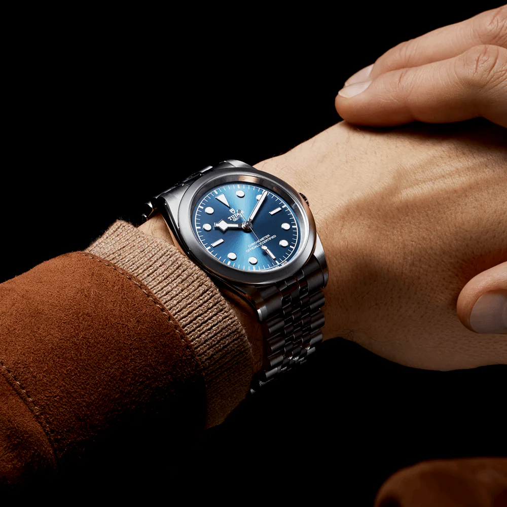 Black Bay One 41mm Blue Dial Men's Five-Link Bracelet Automatic Watch - Image 2