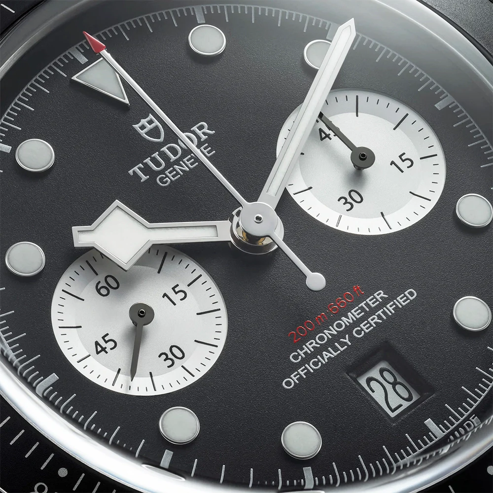 Black Bay Chrono 41mm Black Dial Mens Five-Link Bracelet Watch - Image 3