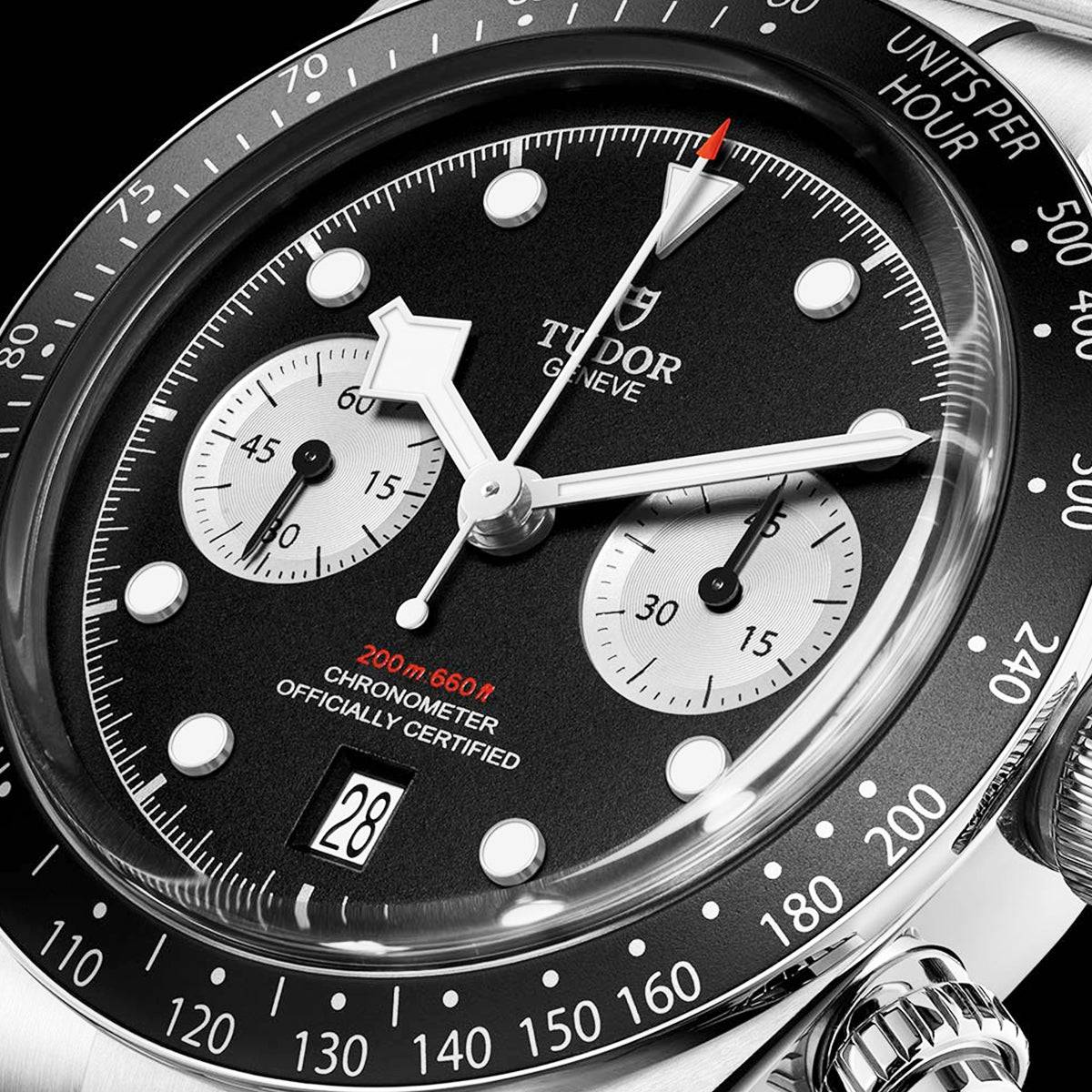 Black Bay Chrono 41mm Black/Silver Dial Mens Automatic Watch - Image 4
