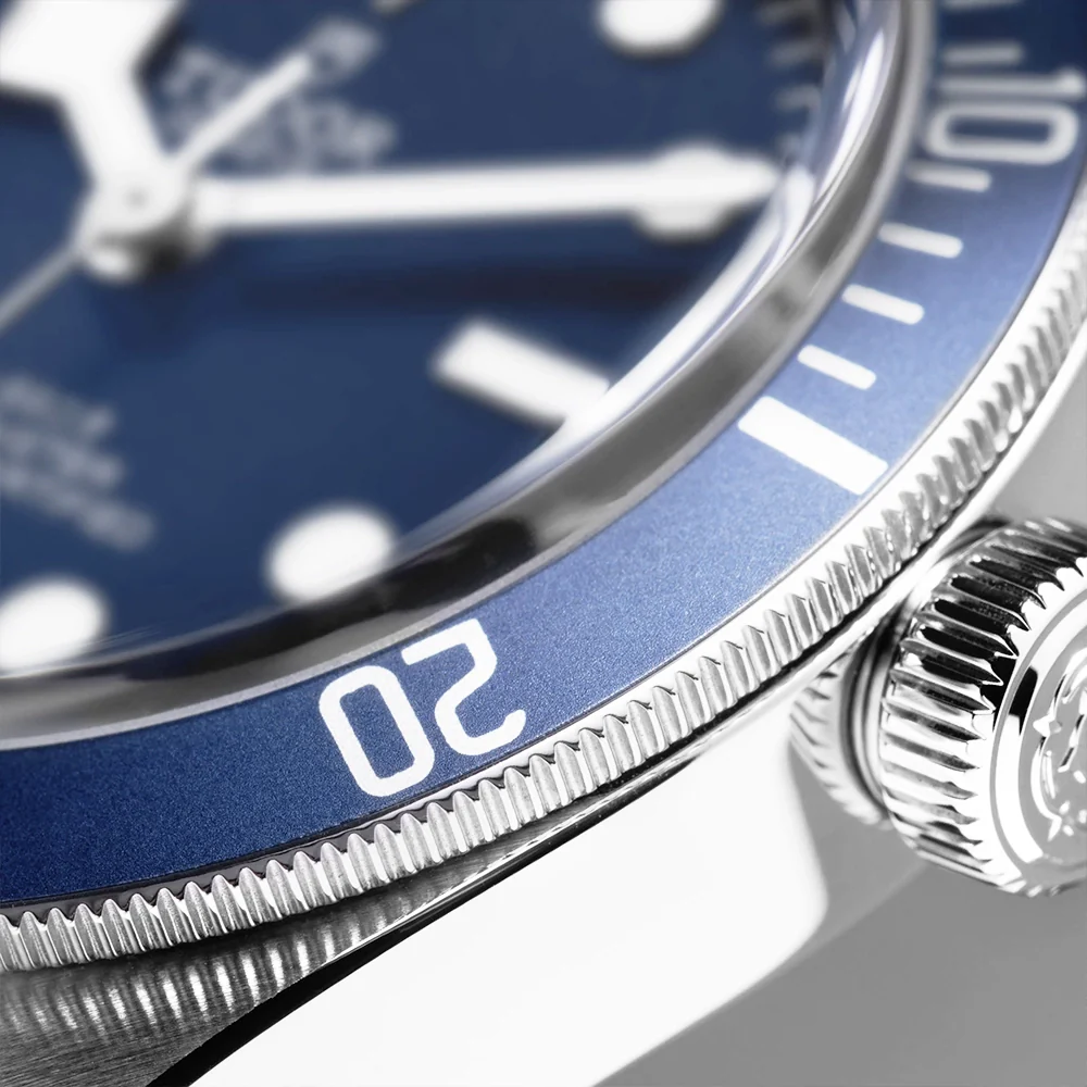Black Bay 58 39mm Navy Blue Dial & Bezel Automatic Leather Strap Watch - Image 4