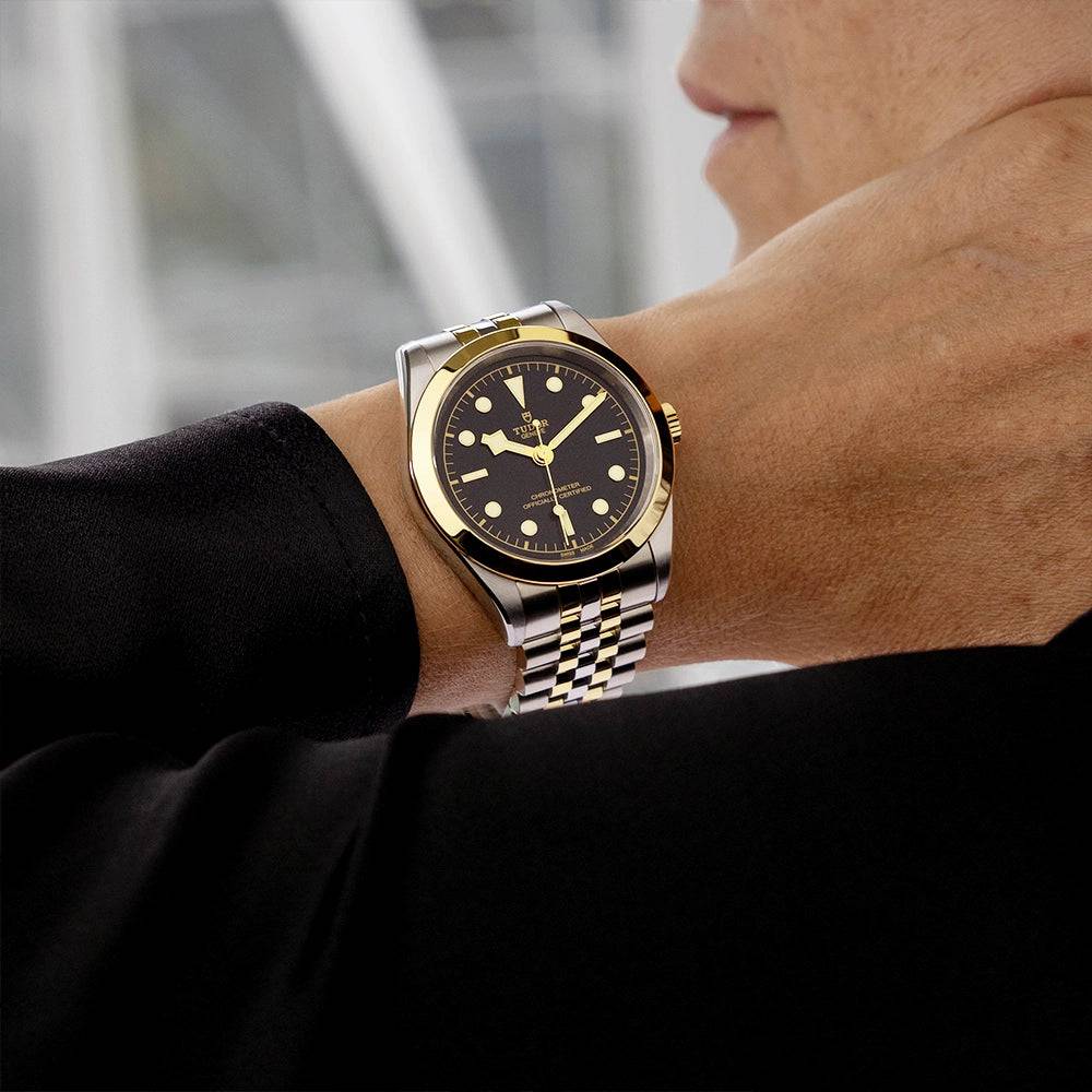 Black Bay One S&G 39mm Black Dial Men's Automatic Bracelet Watch - Image 4
