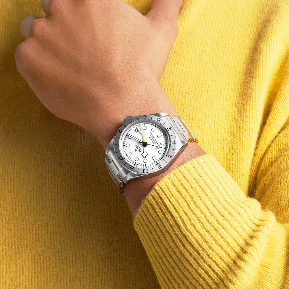 Black Bay Pro 39mm Opaline White Dial Automatic Bracelet Watch - Image 2