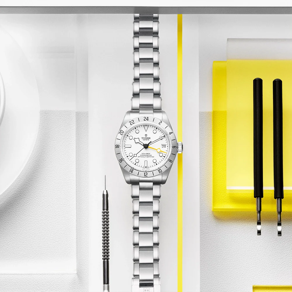 Black Bay Pro 39mm Opaline White Dial Automatic Bracelet Watch - Image 3