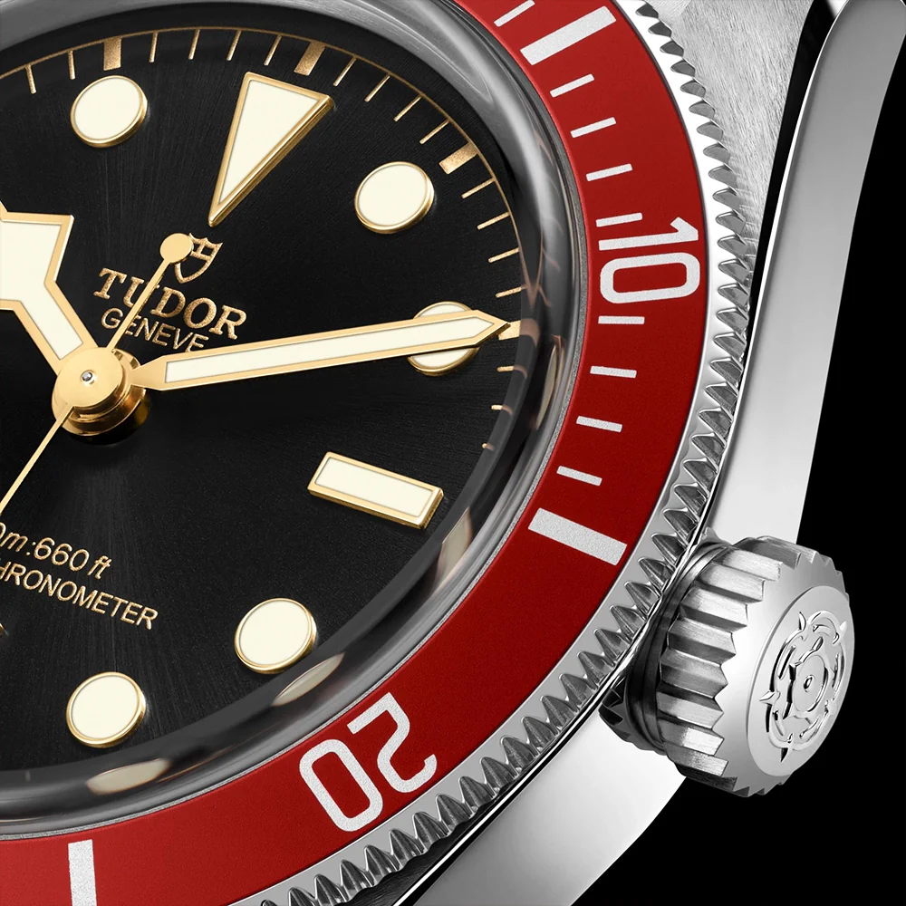 Black Bay 41mm Black Dial & Red Bezel Five-Link Bracelet Watch - Image 4