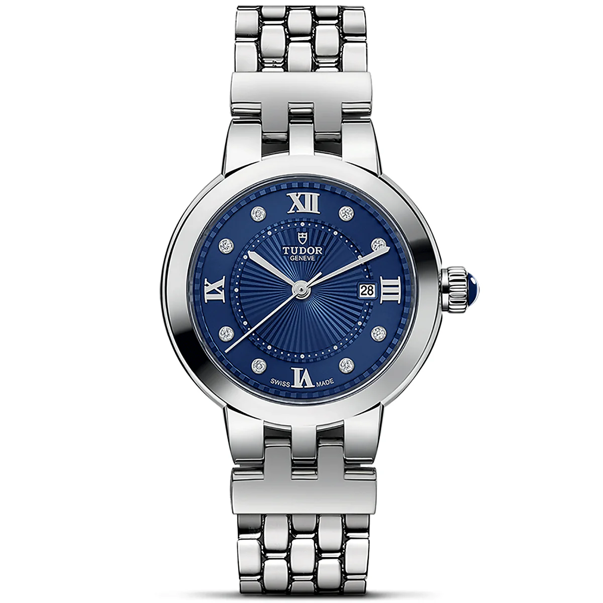 Clair de Rose 30mm Blue Diamond Dial Ladies Bracelet Watch - Image 3