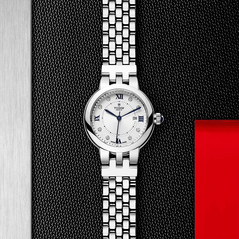 Clair de Rose 30mm Opaline Silver Diamond Dial Ladies Bracelet Watch - Image 3