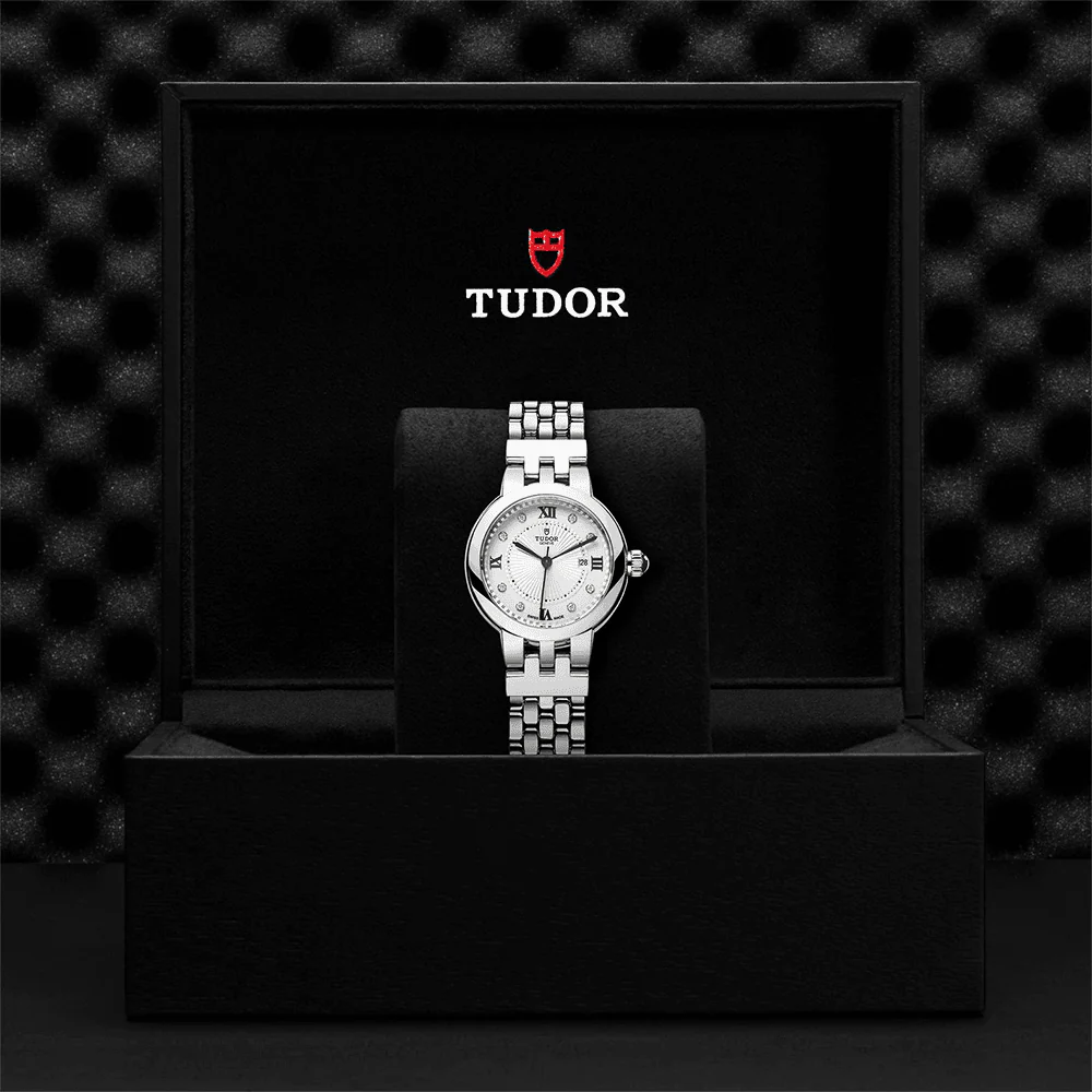 Clair de Rose 30mm Opaline Silver Diamond Dial Ladies Bracelet Watch - Image 4