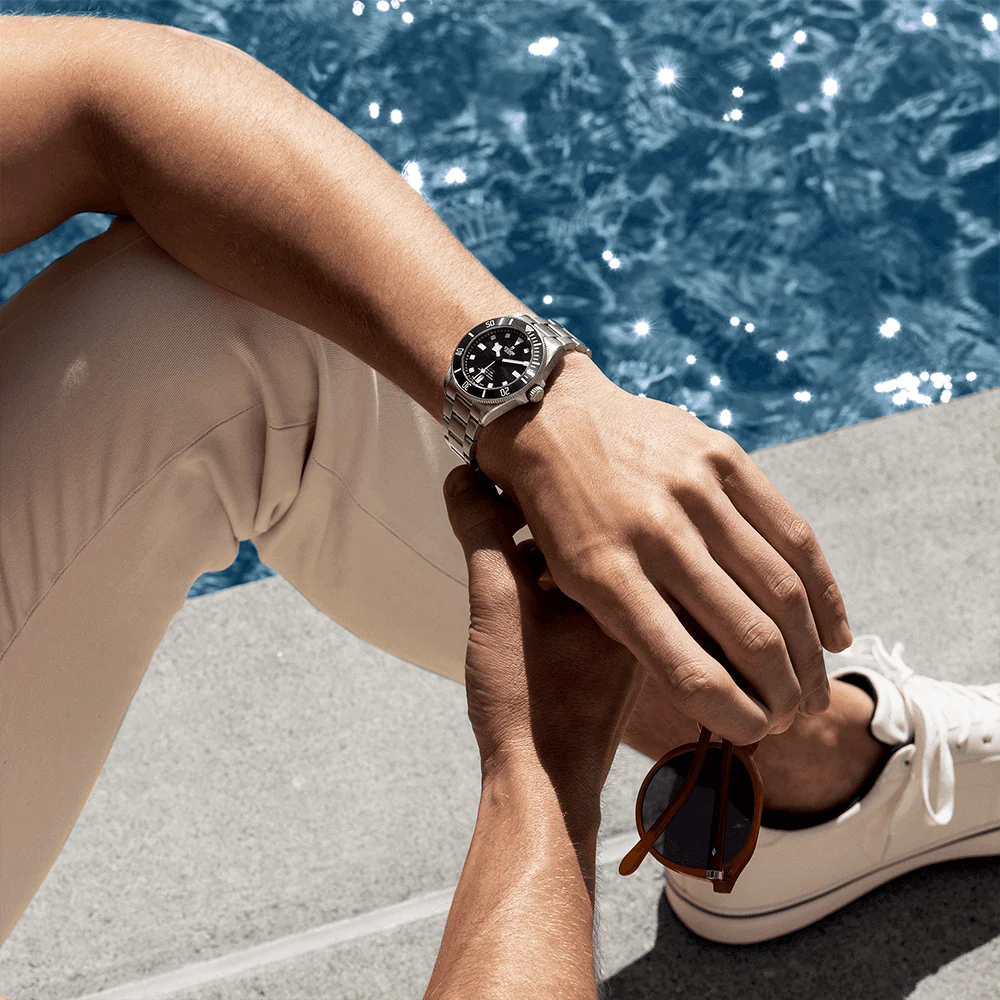 Pelagos 39mm Black Sunray Dial & Ceramic Bezel Titanium Automatic Watch - Image 2