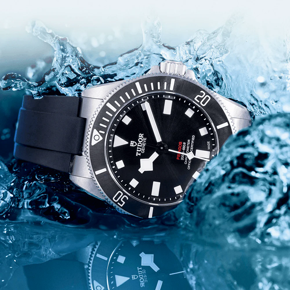 Pelagos 39mm Black Sunray Dial & Ceramic Bezel Titanium Automatic Watch - Image 8