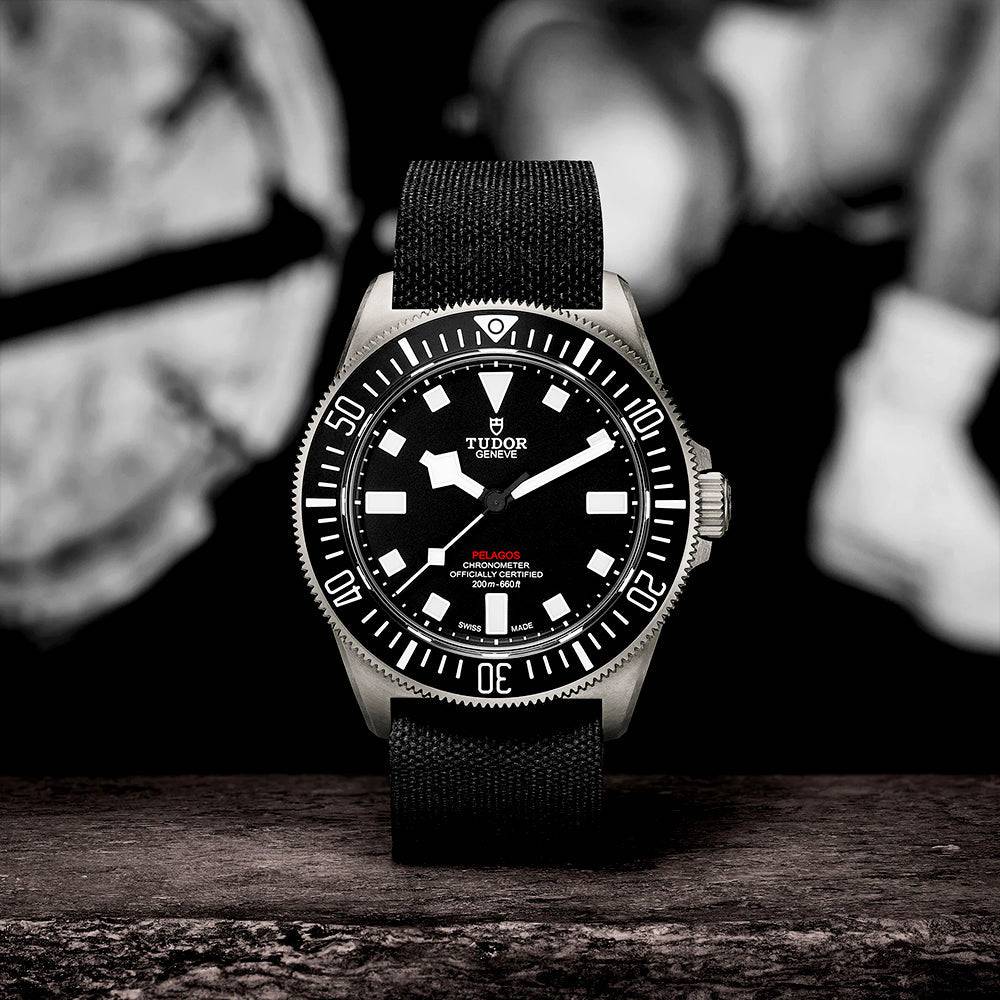 Pelagos FXD 42mm Black Dial Titanium Men's Automatic Watch - Image 4