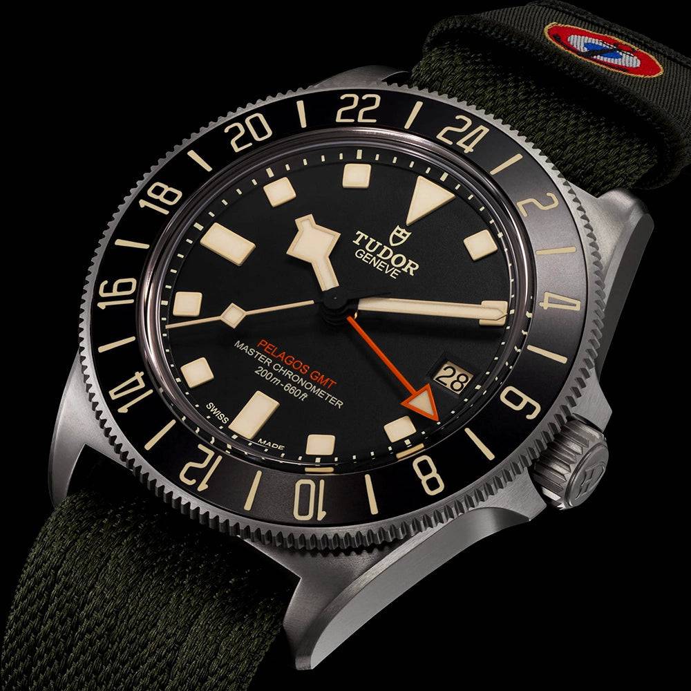 Pelagos FXD GMT 42mm Black Dial Titanium Men's Automatic Watch - Image 6