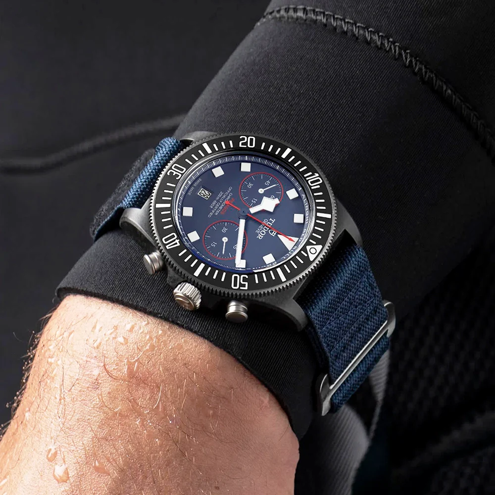 Pelagos FXD x Red Bull Alinghi Edition 42mm Men's Chronograph Watch - Image 3