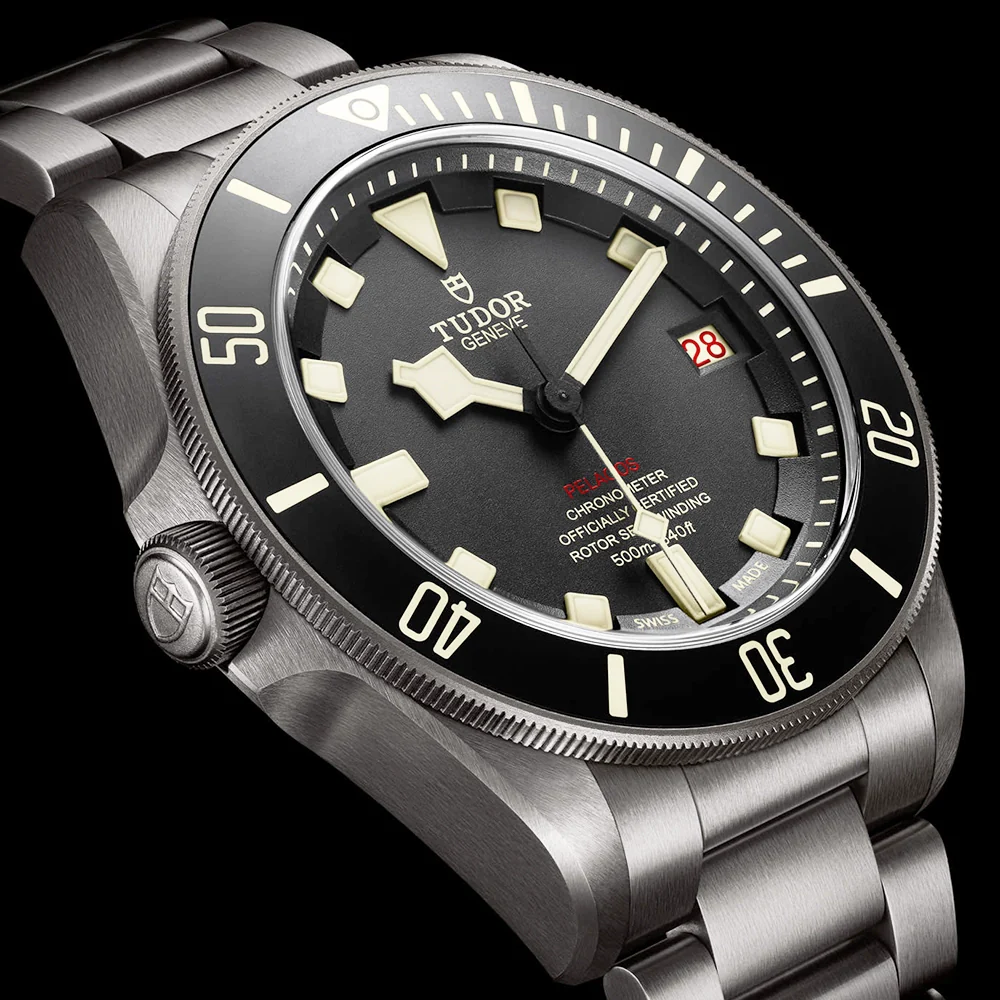 Pelagos LHD 42mm Black Dial & Ceramic Bezel Men's Titanium Automatic Watch - Image 2