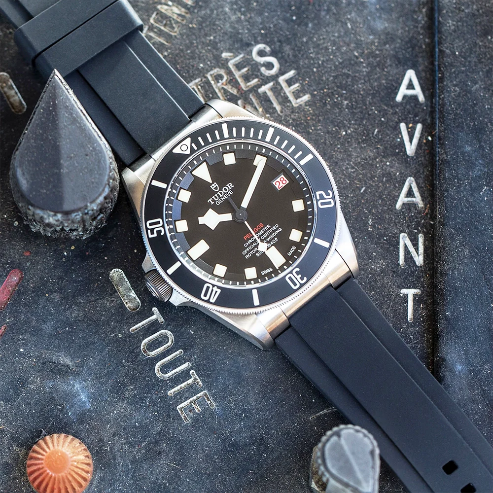 Pelagos LHD 42mm Black Dial & Ceramic Bezel Men's Titanium Automatic Watch - Image 3