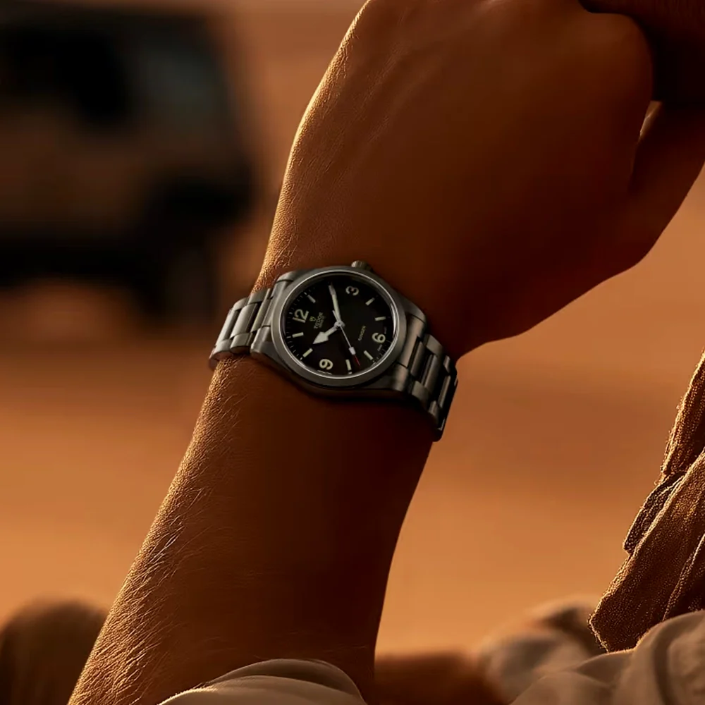 Ranger 36mm Black Domed Dial Automatic Bracelet Watch - Image 2