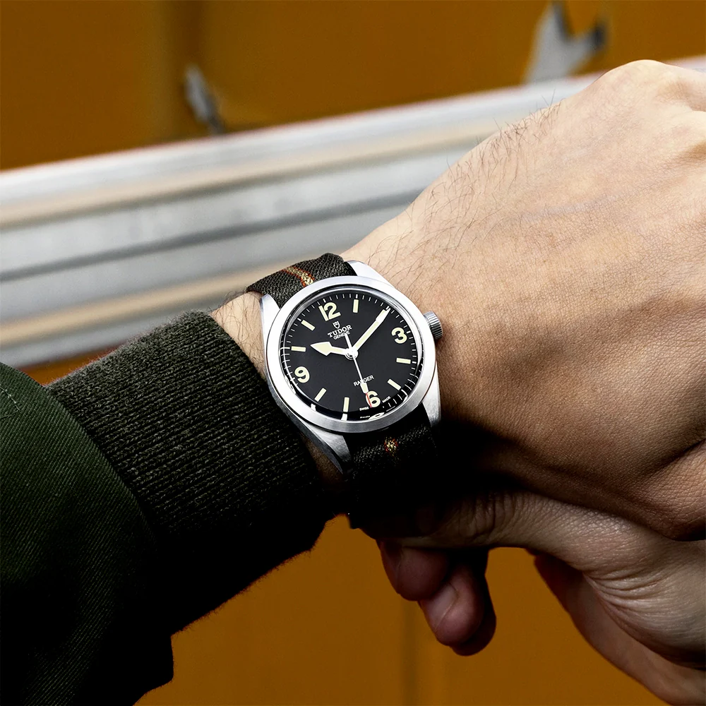 Ranger 39mm Black Domed Dial Automatic NATO Strap Watch - Image 2