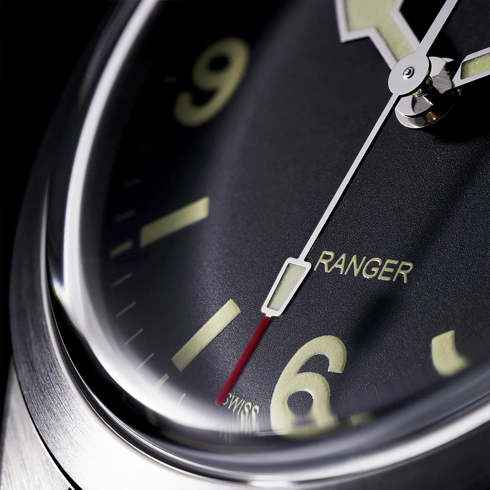 Ranger 39mm Black Domed Dial Automatic NATO Strap Watch - Image 3