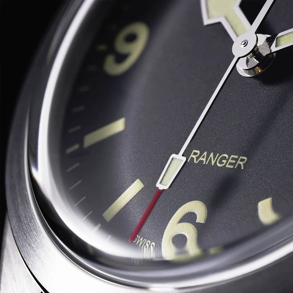 Ranger 39mm Steel Automatic Men's Strap Watch - Image 4