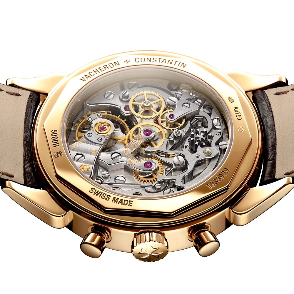 Historiques Cornes de Vache 1955 18ct Pink Gold Mens Strap Watch - Image 8