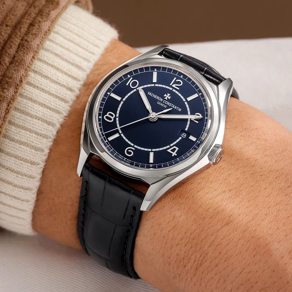 Fiftysix Self-Winding 40mm Petrol Blue Dial Mens Strap Watch - Image 4