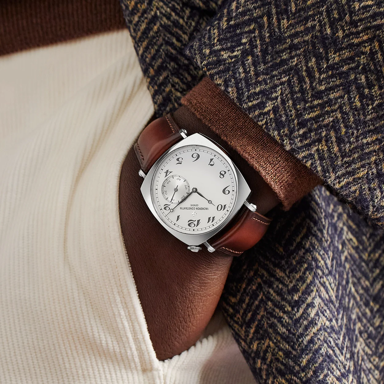 Historiques American 1921 18ct White Gold Silver Dial Manual-Wind Watch - Image 2