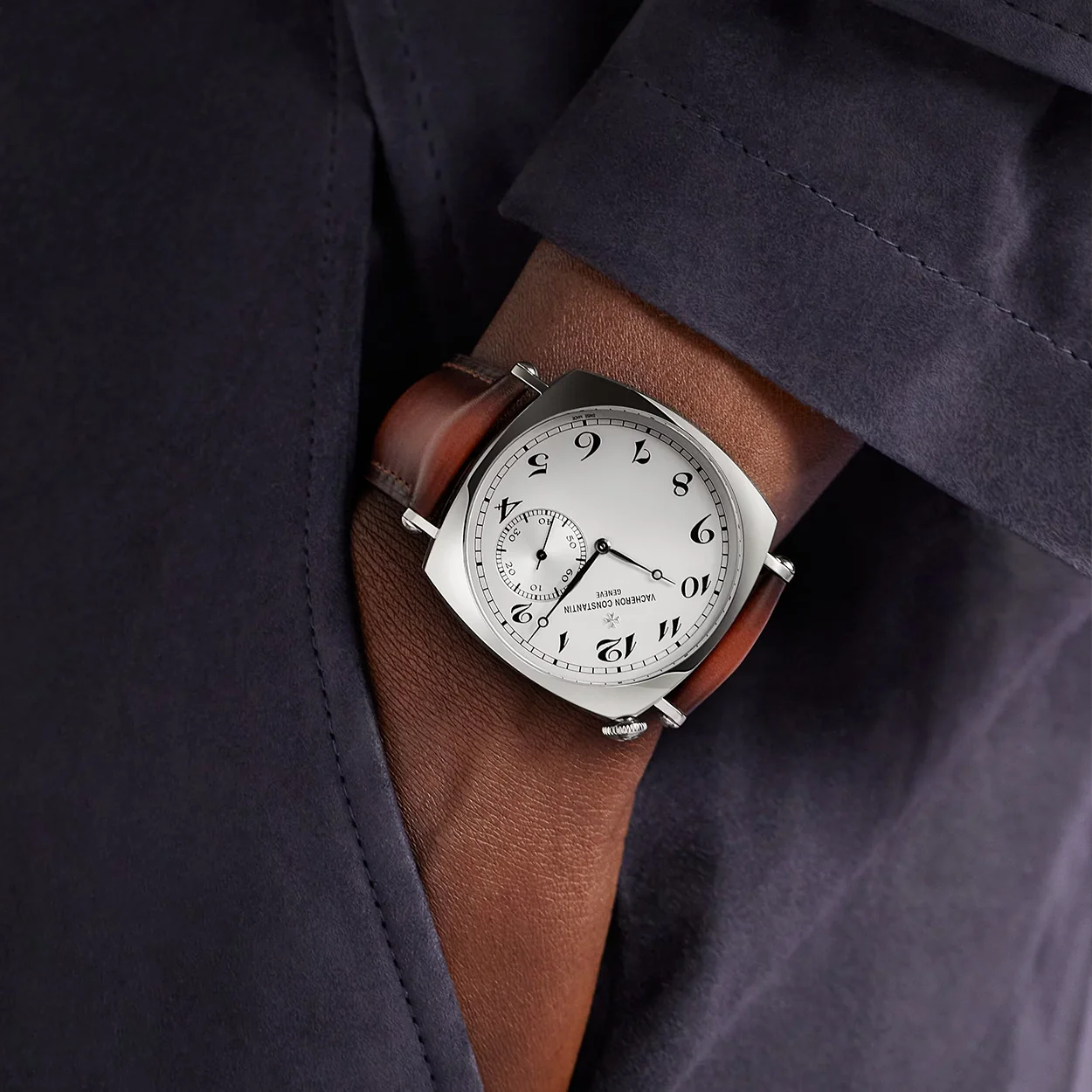 Historiques American 1921 18ct White Gold Silver Dial Manual-Wind Watch - Image 3