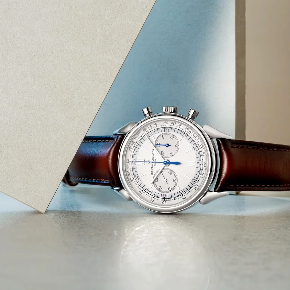 Historiques Cornes De Vache 1955 Silver Dial Chronograph Watch - Image 5
