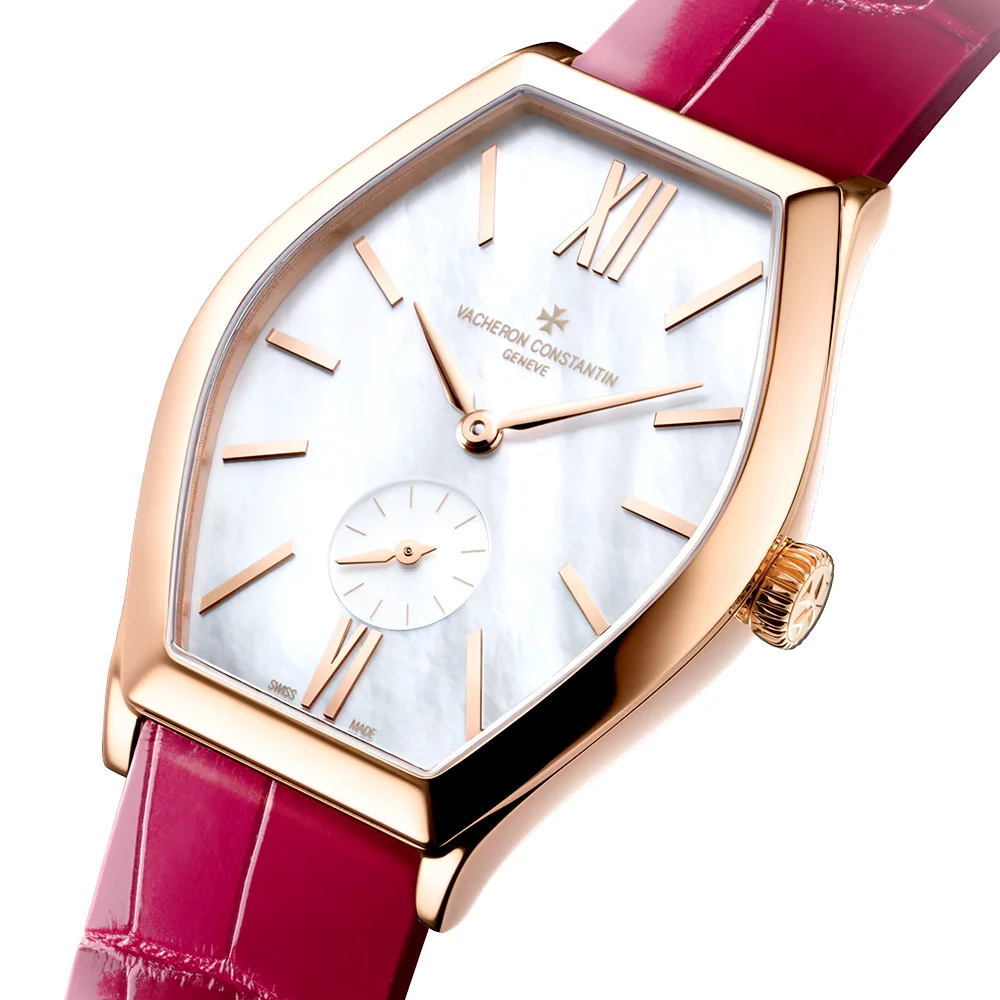 Malte Manual-Winding 18ct Pink Gold & Leather Strap Ladies Watch - Image 5