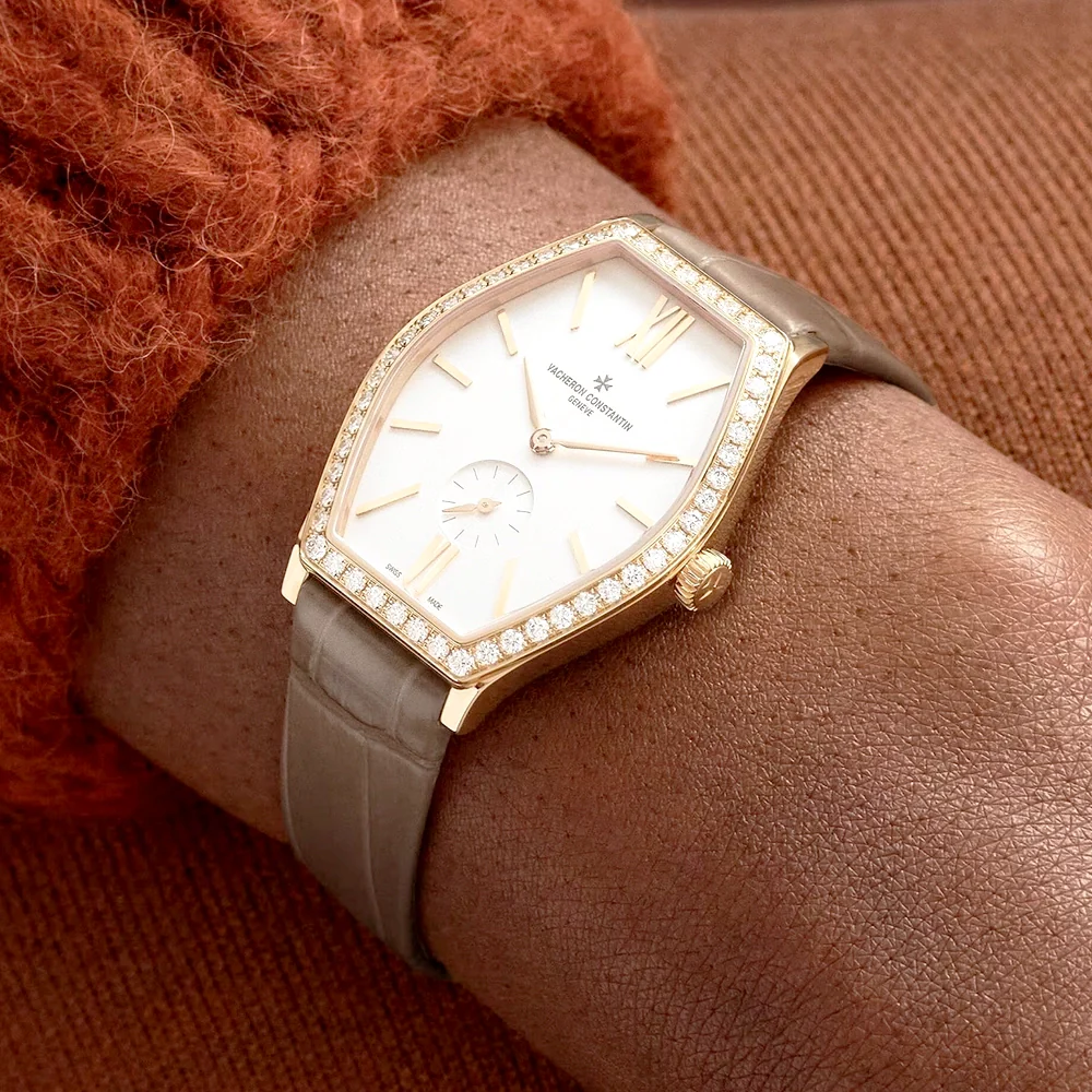 Malte Manual-Winding 18ct Pink Gold Diamond Set Ladies Strap Watch - Image 2