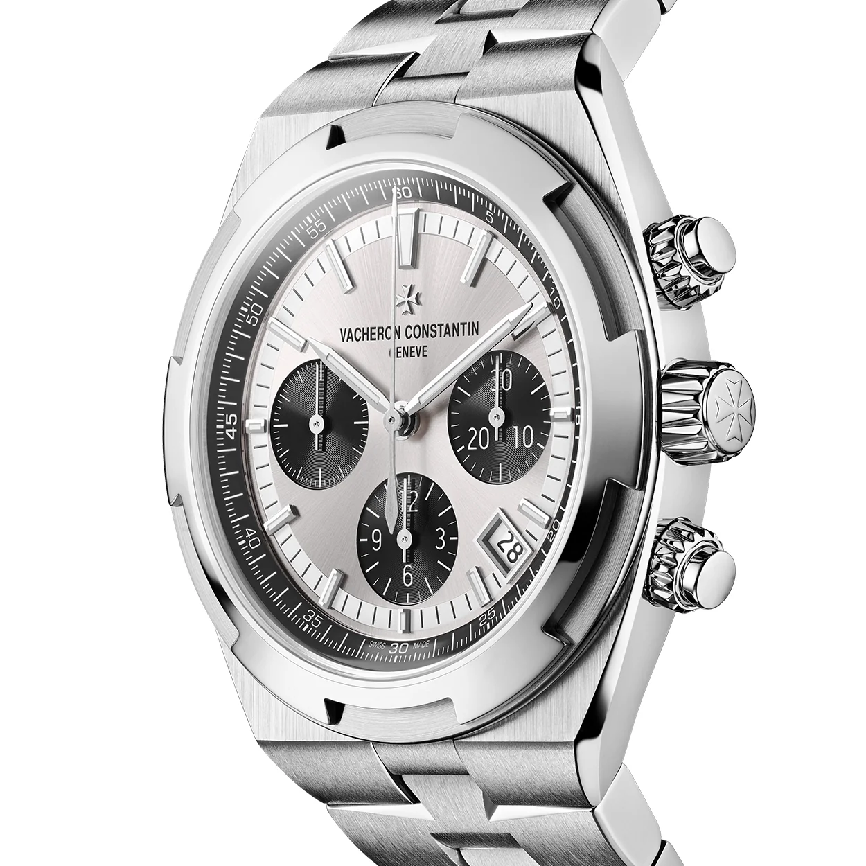Overseas Chronograph 42.5mm Steel Silver Dial Automatic Mens Watch - Image 4