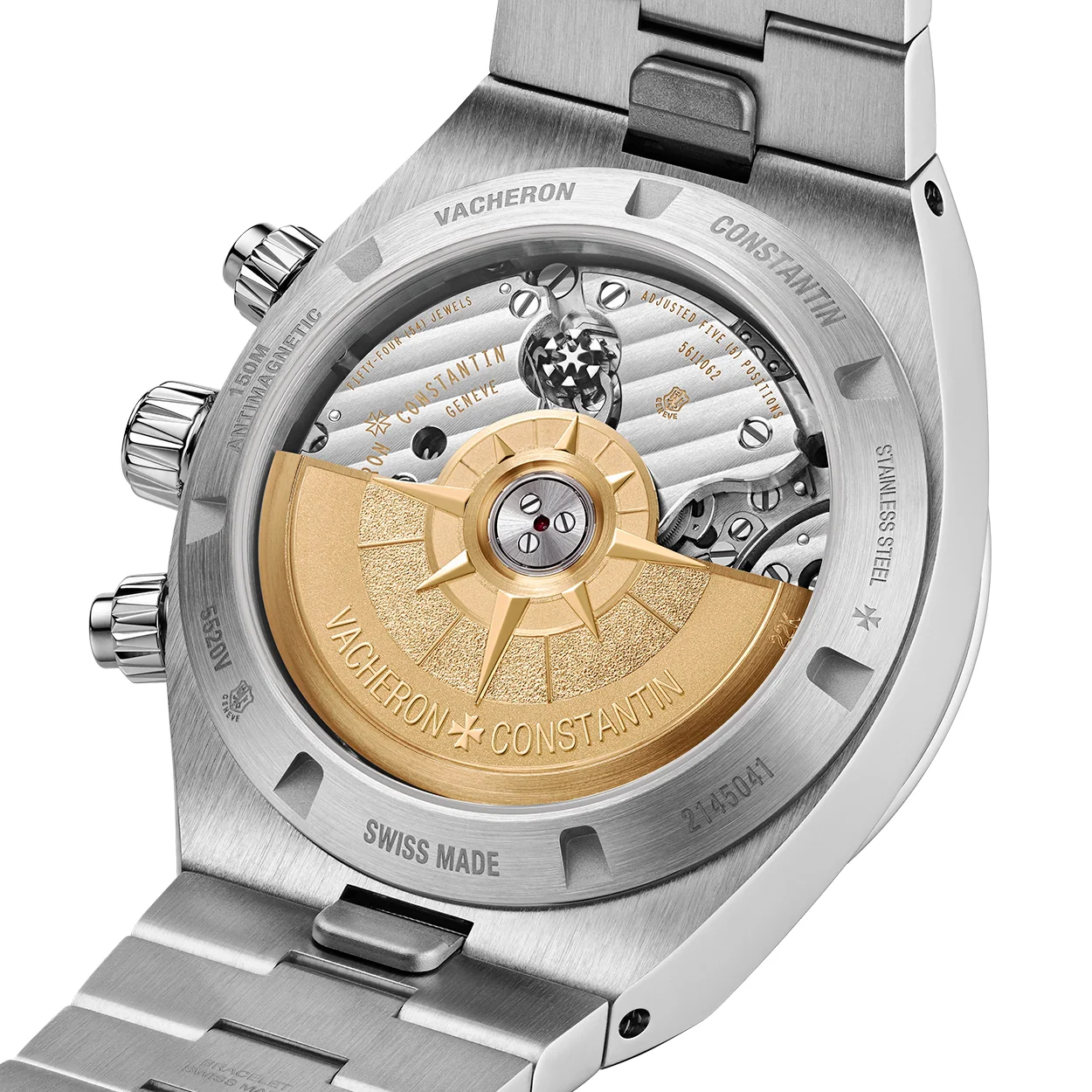 Overseas Chronograph 42.5mm Steel Silver Dial Automatic Mens Watch - Image 5