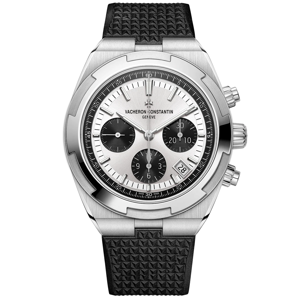 Overseas Chronograph 42.5mm Steel Silver Dial Automatic Mens Watch - Image 8