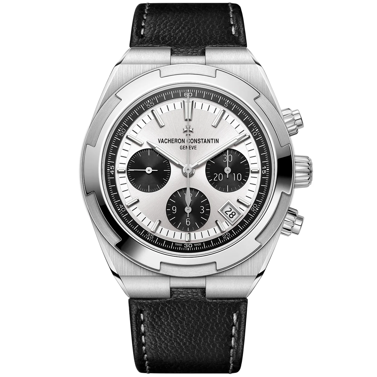 Overseas Chronograph 42.5mm Steel Silver Dial Automatic Mens Watch - Image 9
