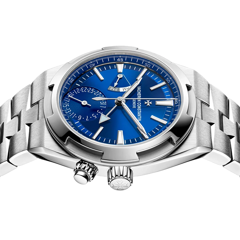 Overseas Dual Time 41mm Blue Dial Men's Automatic Bracelet Watch - Image 5