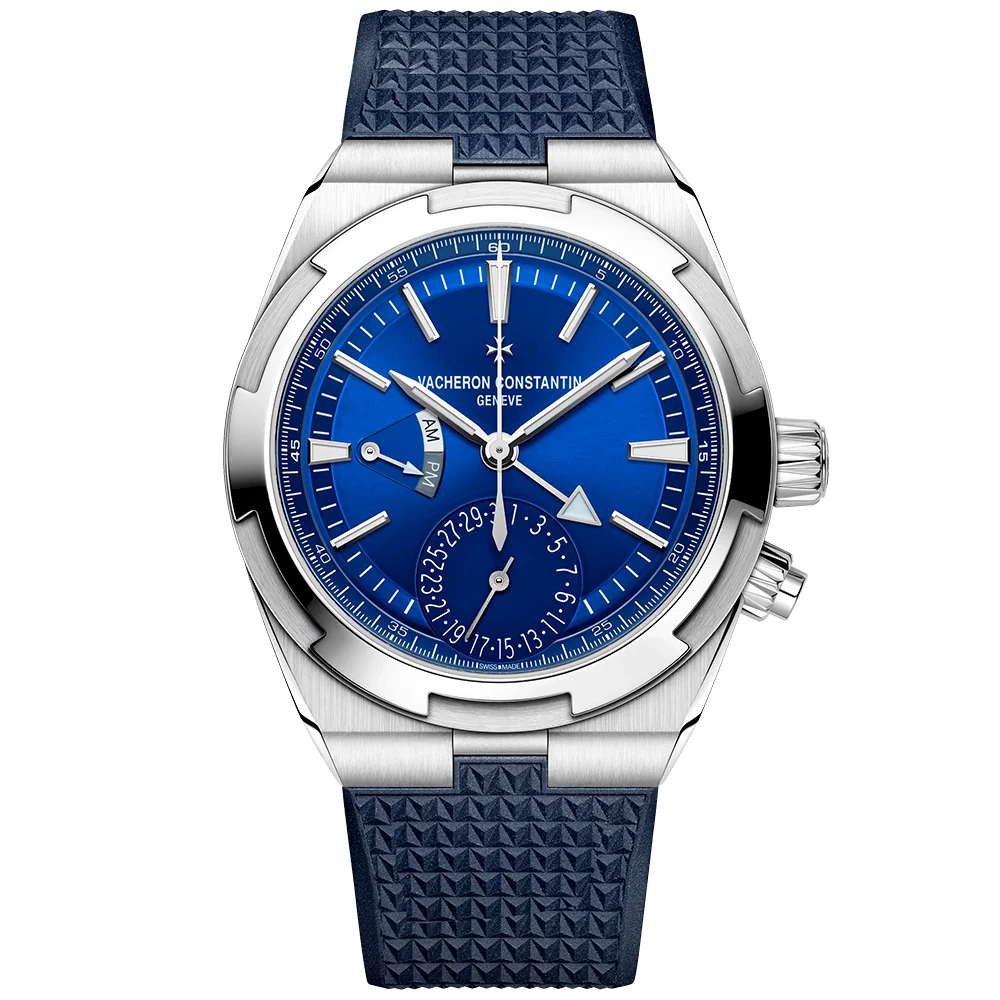 Overseas Dual Time 41mm Blue Dial Men's Automatic Bracelet Watch - Image 8