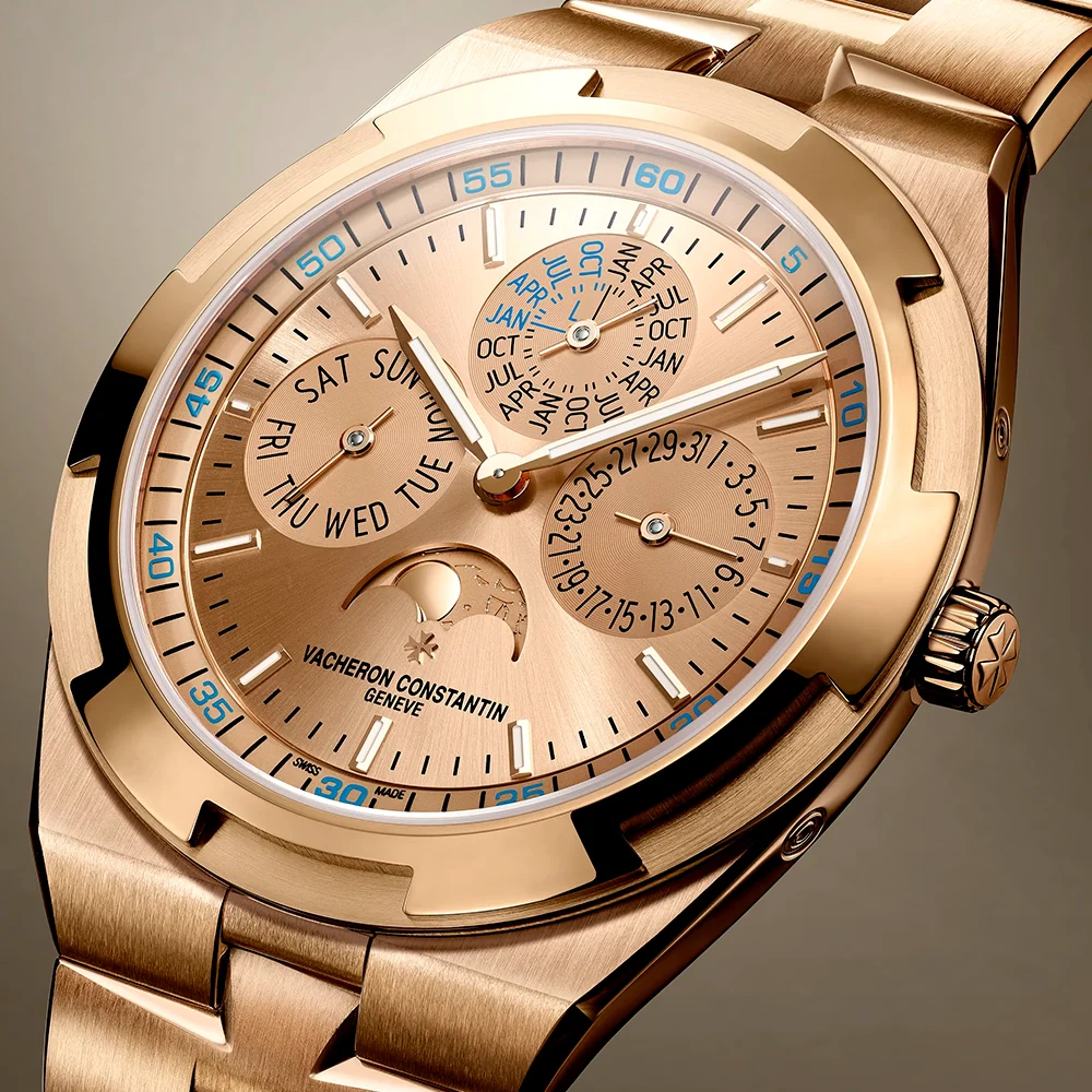 Overseas Perpetual Calendar Ultra-Thin 41.5mm 18ct Pink Gold Watch - Image 2