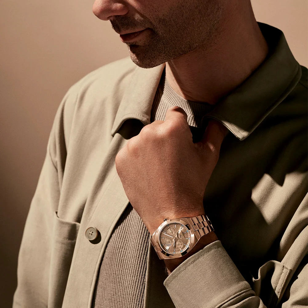 Overseas Perpetual Calendar Ultra-Thin 41.5mm 18ct Pink Gold Watch - Image 4