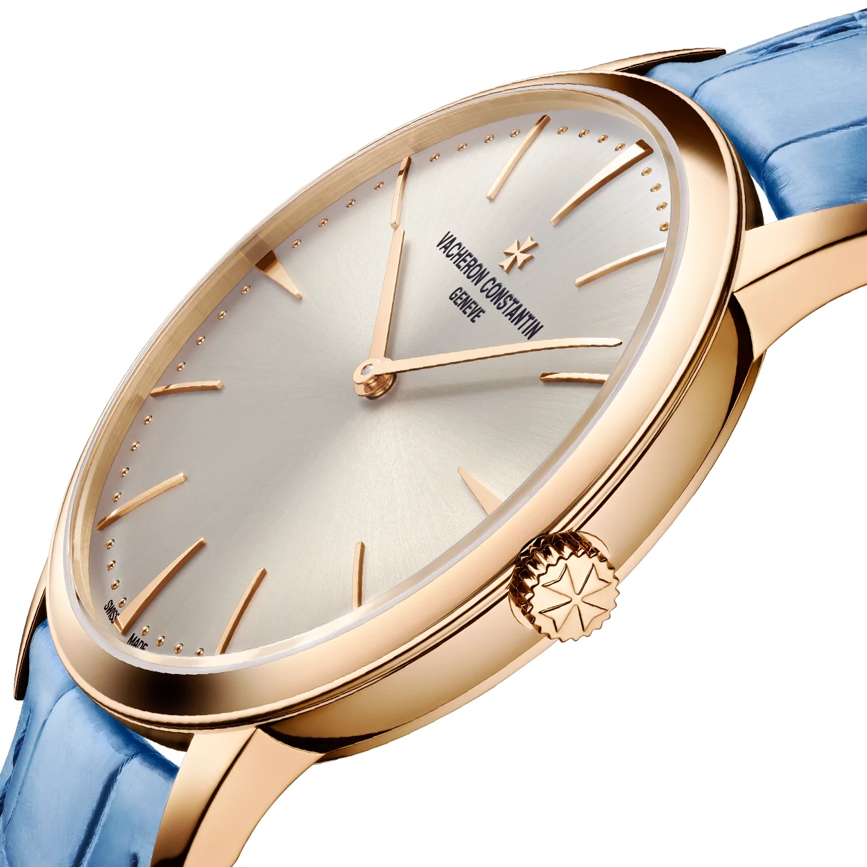 Patrimony Manual-Winding 39mm 18ct Pink Gold Silver Dial Watch - Image 7
