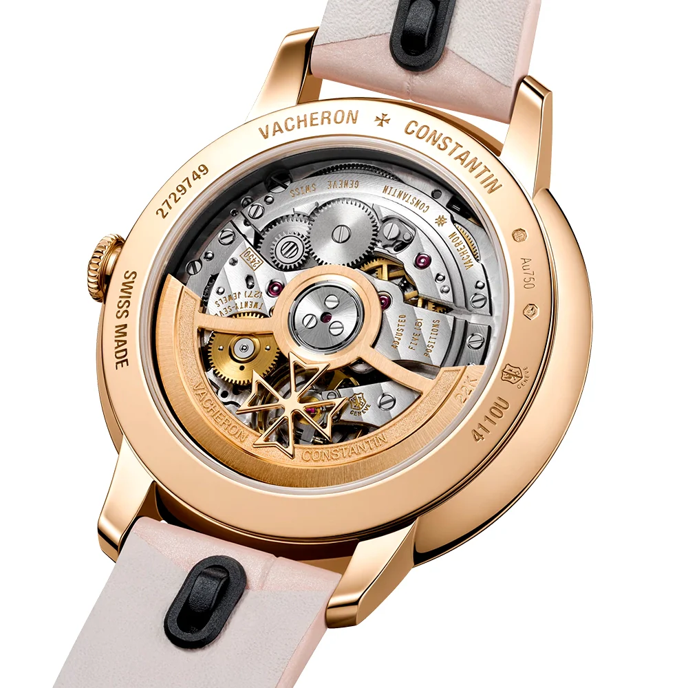 Patrimony Self-Winding 36.5mm 18ct Pink Gold Diamond Set Watch - Image 6