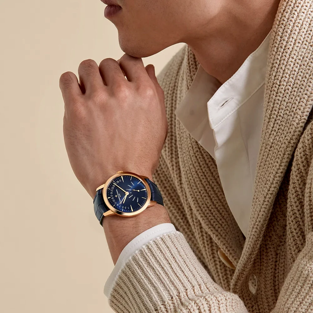 Patrimony Retrograde Day-Date 43mm 18ct Pink Gold Automatic Watch - Image 2