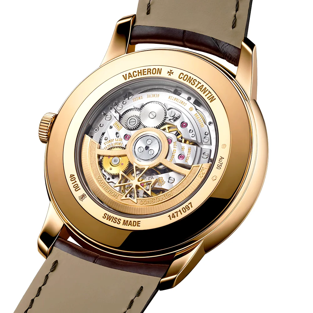Patrimony Moon Phase Retrograde Date 18ct Pink Gold Mens Watch - Image 6