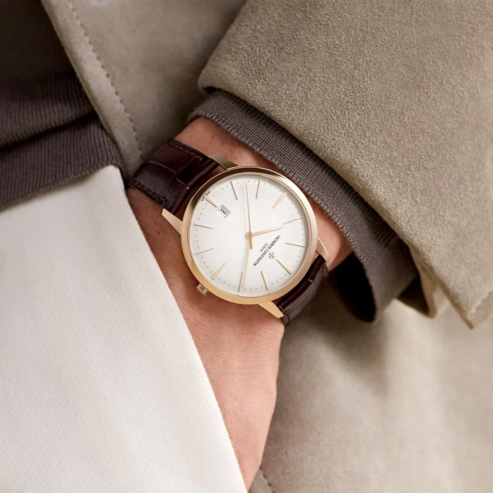 Patrimony Self-Winding 40mm 18ct Pink Gold Silver Dial Mens Watch - Image 6