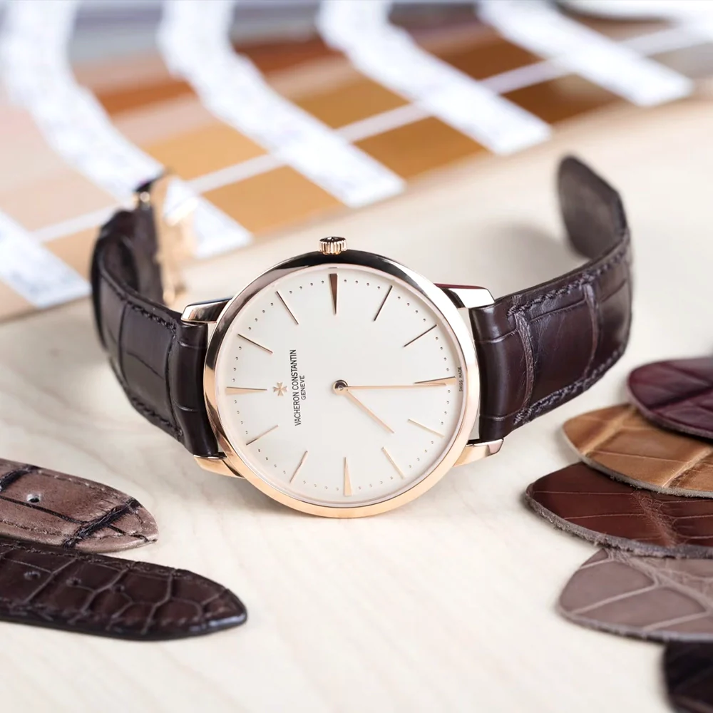 Patrimony Manual-Winding 18ct Pink Gold Mens Silver Dial Watch - Image 2