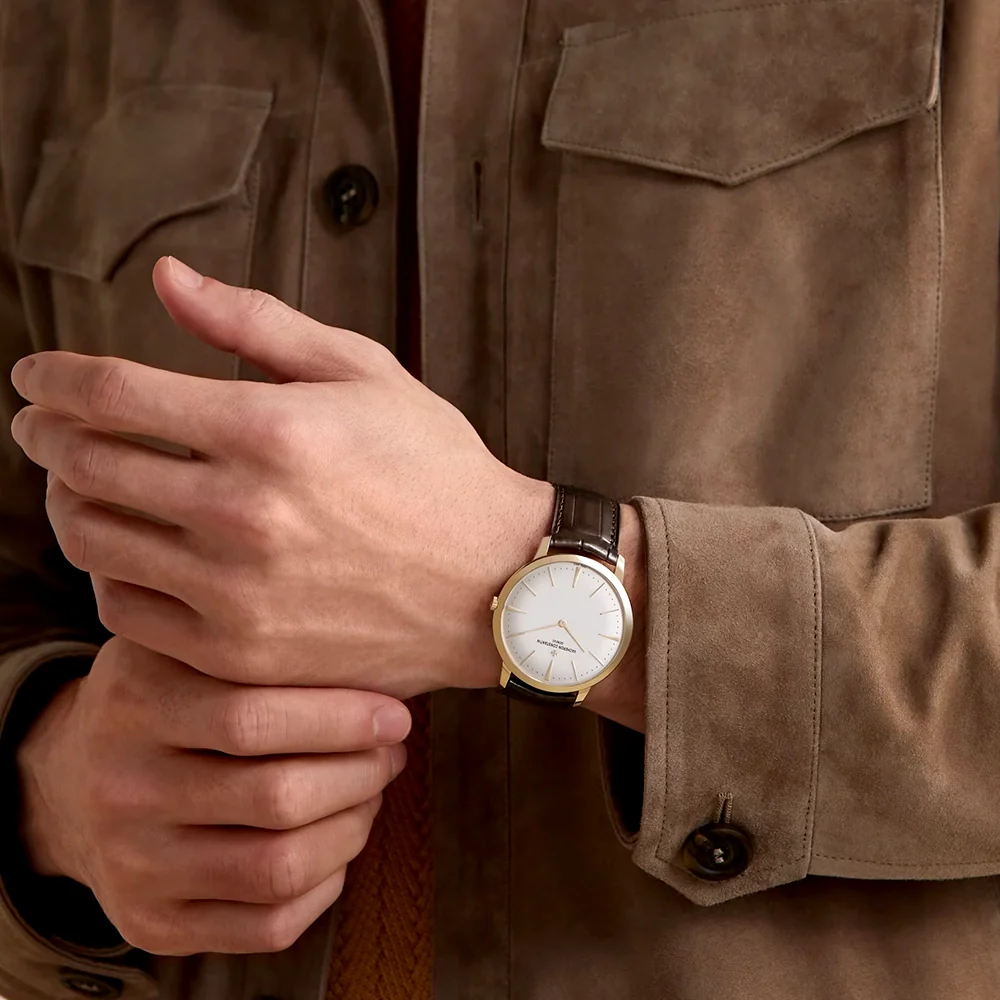 Patrimony Manual-Winding 18ct Pink Gold Mens Silver Dial Watch - Image 4