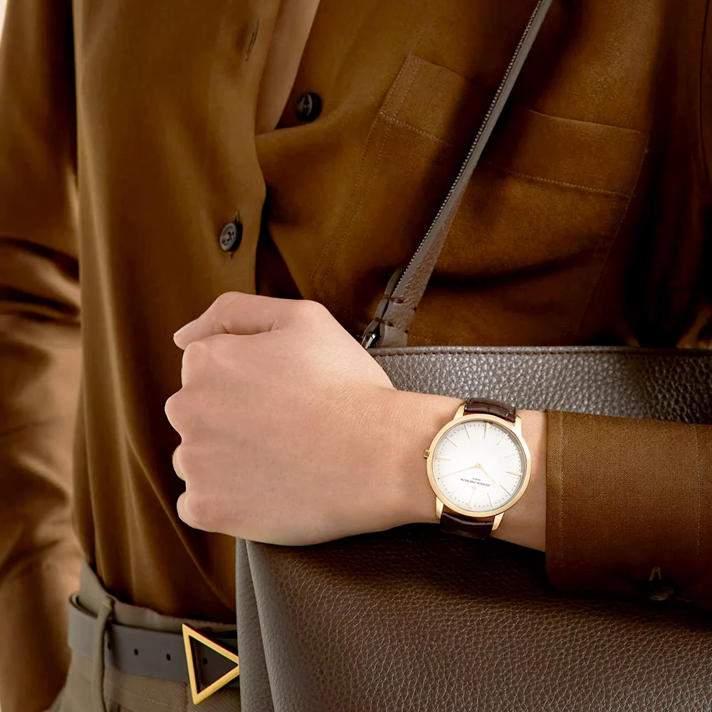Patrimony Manual-Winding 18ct Pink Gold Mens Silver Dial Watch - Image 6