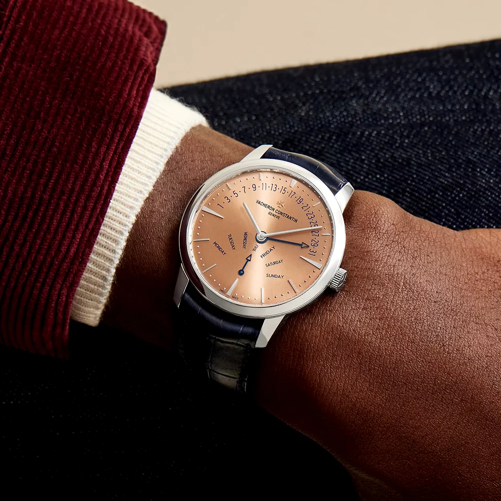 Patrimony Retrograde Day-Date 42.5mm Platinum Strap Watch - Image 4