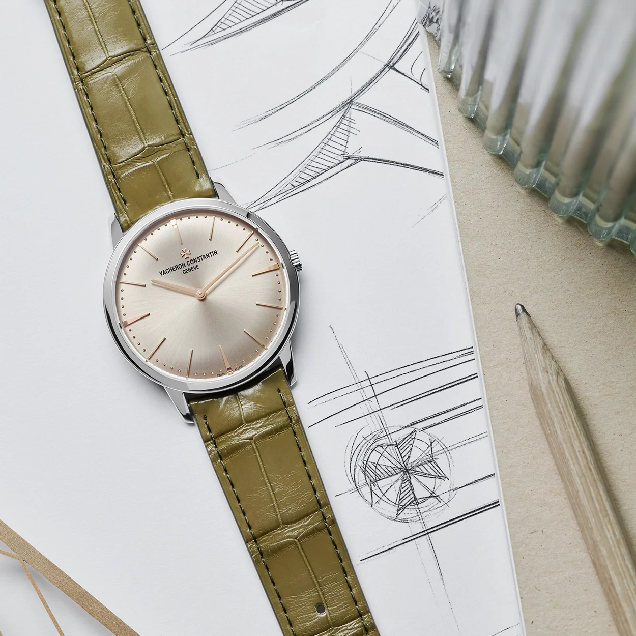 Patrimony Manual-Winding 39mm 18ct White Gold Silver Dial Watch - Image 2