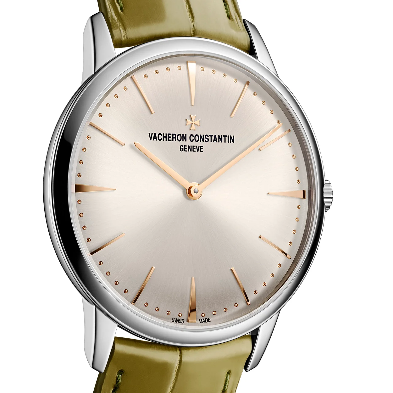 Patrimony Manual-Winding 39mm 18ct White Gold Silver Dial Watch - Image 8