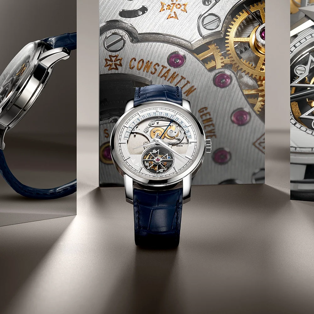 Traditionnelle Tourbillon Retrograde Date Openface Platinum Watch - Image 3