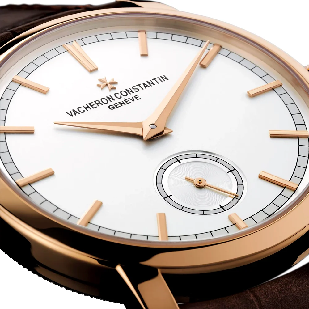 Traditionnelle Manual-Winding 38mm 18ct Pink Gold White Dial Watch - Image 6